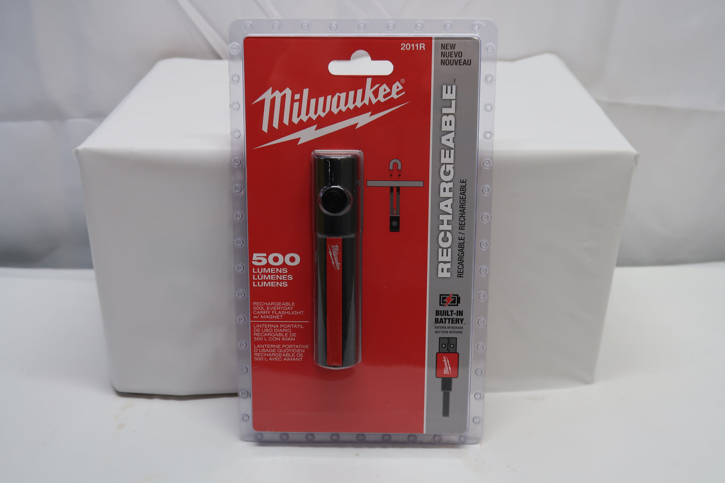 Milwaukee 2011R 500 Lumen Rechargeable Flash Light