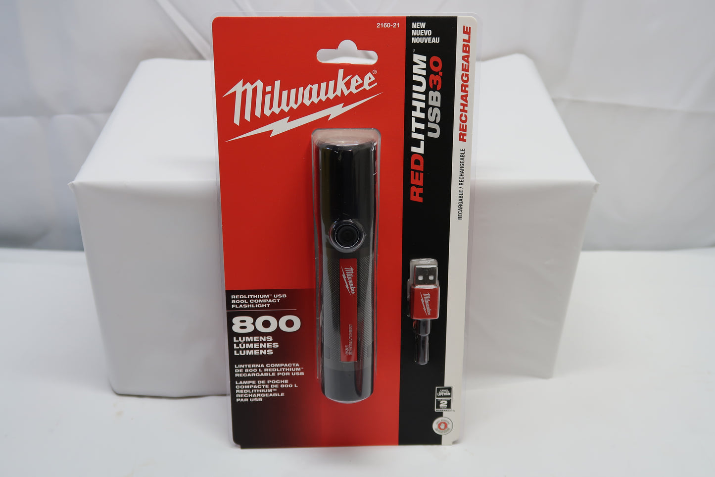 Milwaukee 2160-21 800 Lumen USB Rechargeable Flashlight