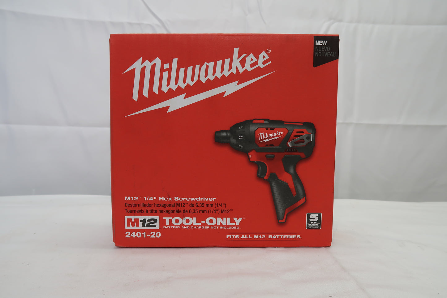 Milwaukee M12 2401-20 1/4" Hex Screwdriver