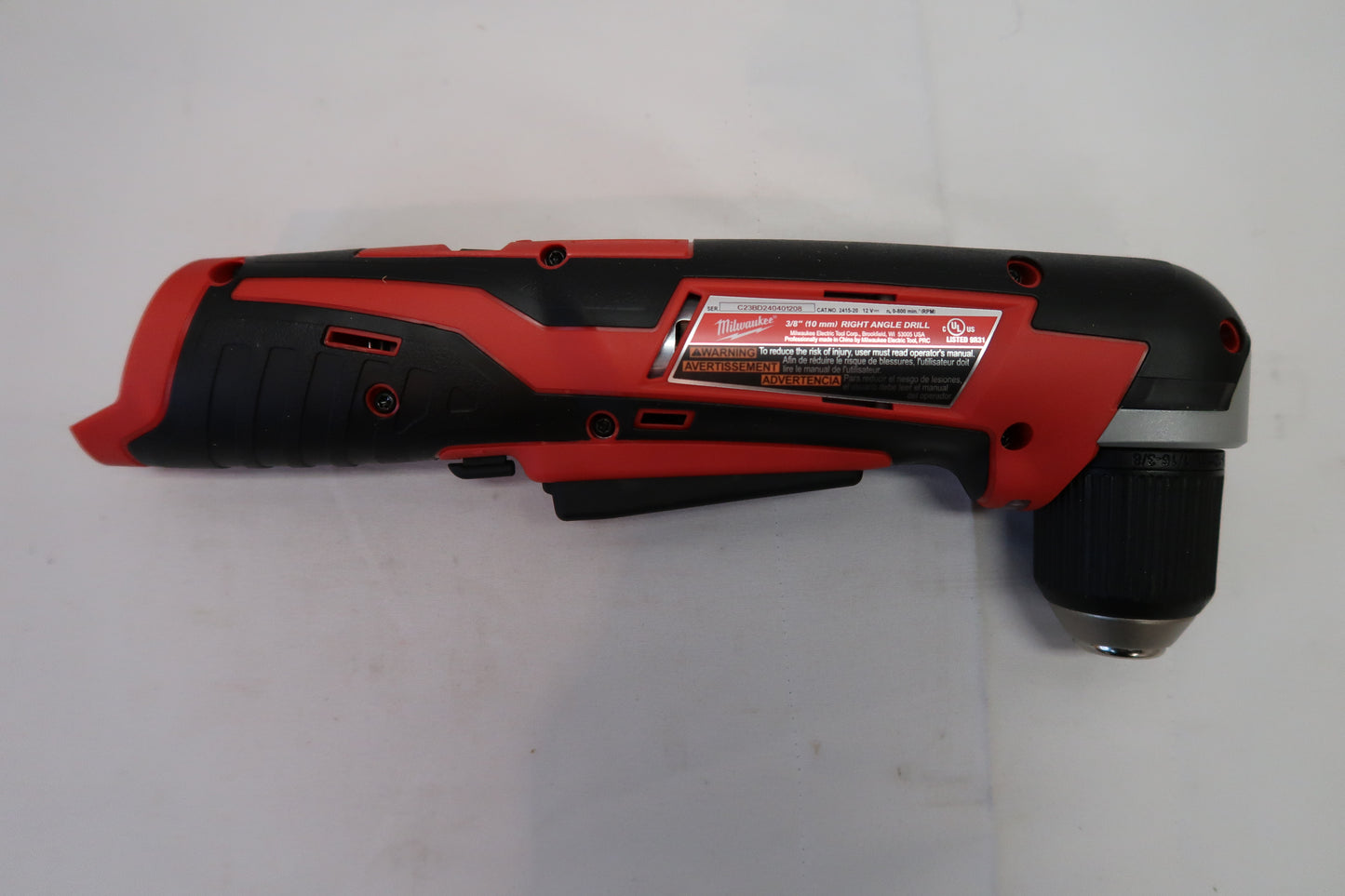 Milwaukee M12 2415-20 3/8" Right Angle Drill