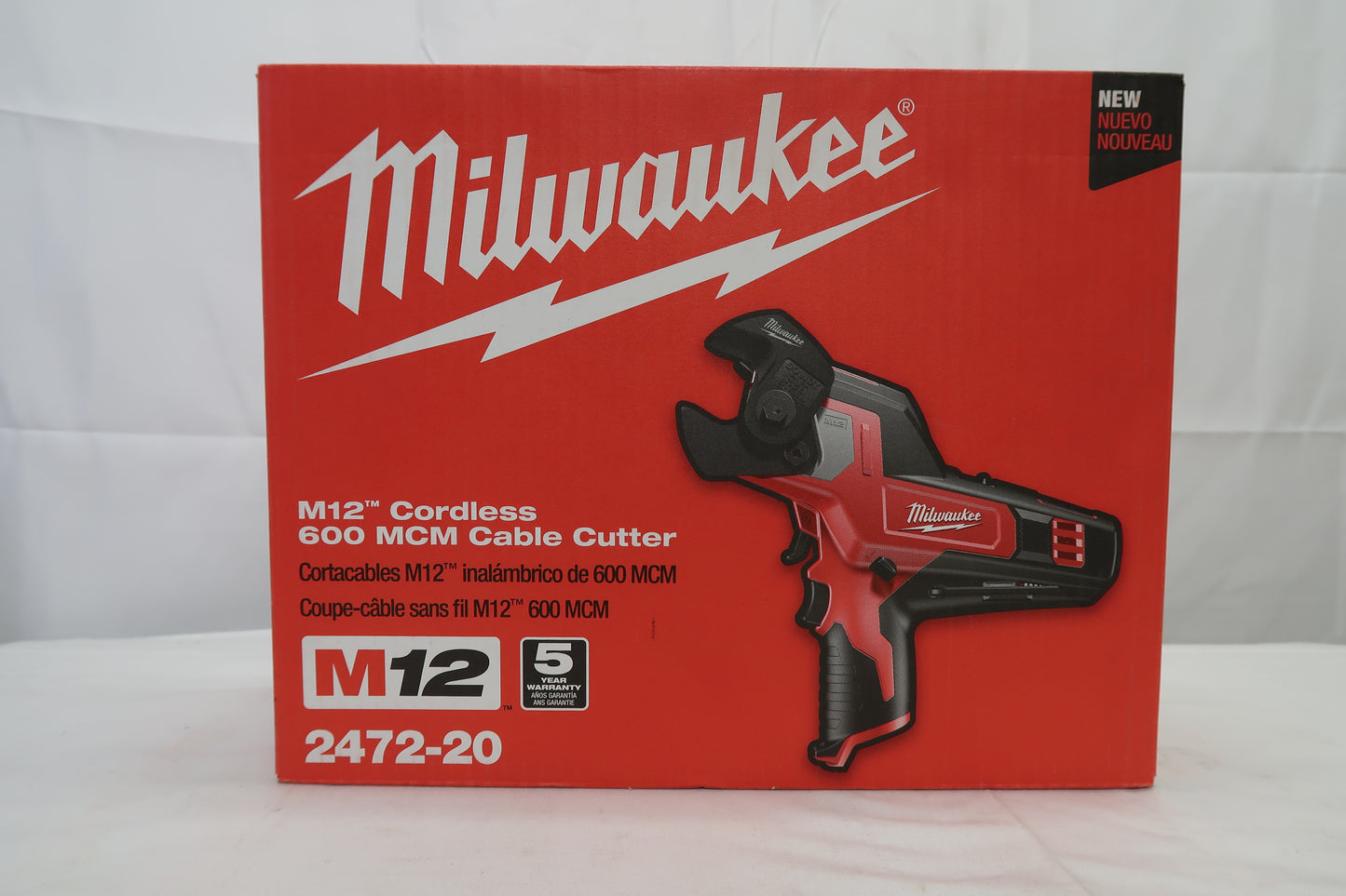 Milwaukee M12 2472-20 600 MCM Cable Cutter