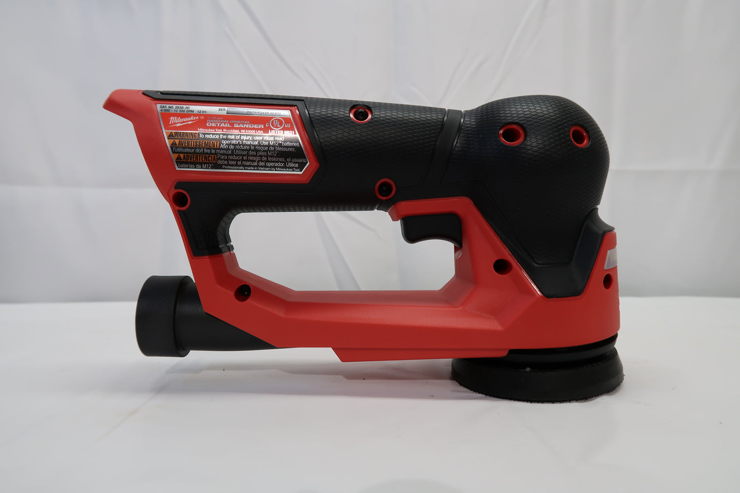 Milwaukee 2535-20 M12 FUEL 3" Random Orbital Detail Sander
