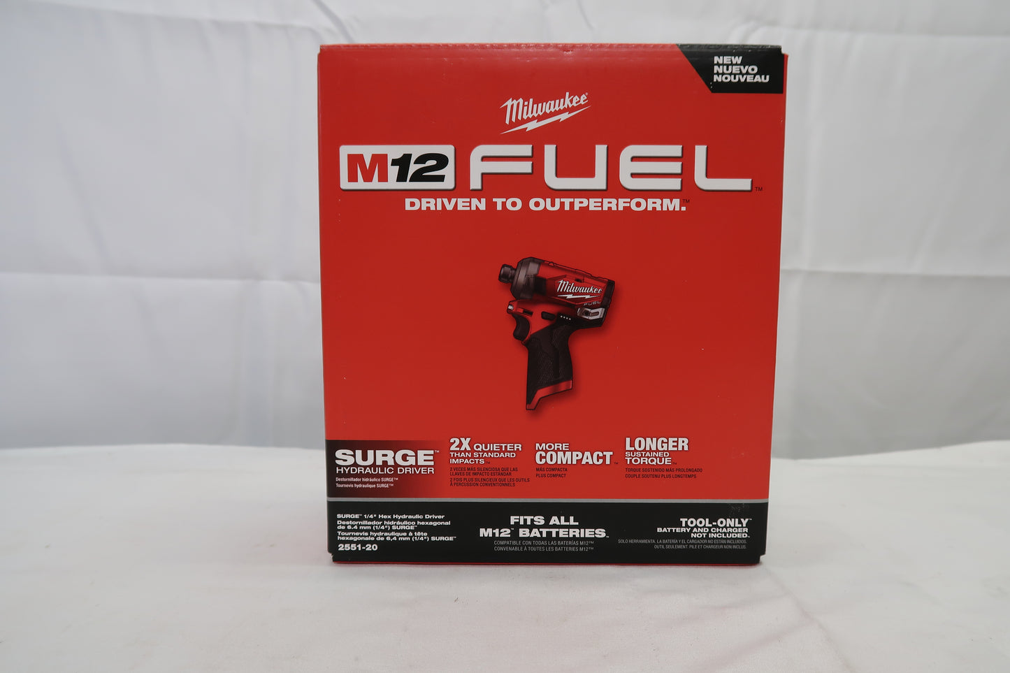 Milwaukee M12 2551-20 SURGE Hydraulic 1/4" Hex Impact Driver
