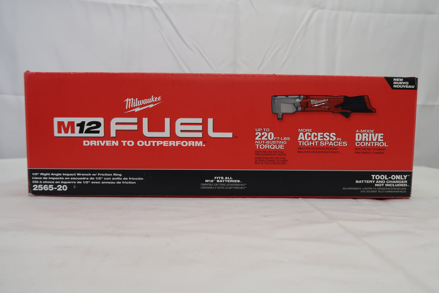 Milwaukee M12 2565-20 1/2" Right Angle Impact Ratchet