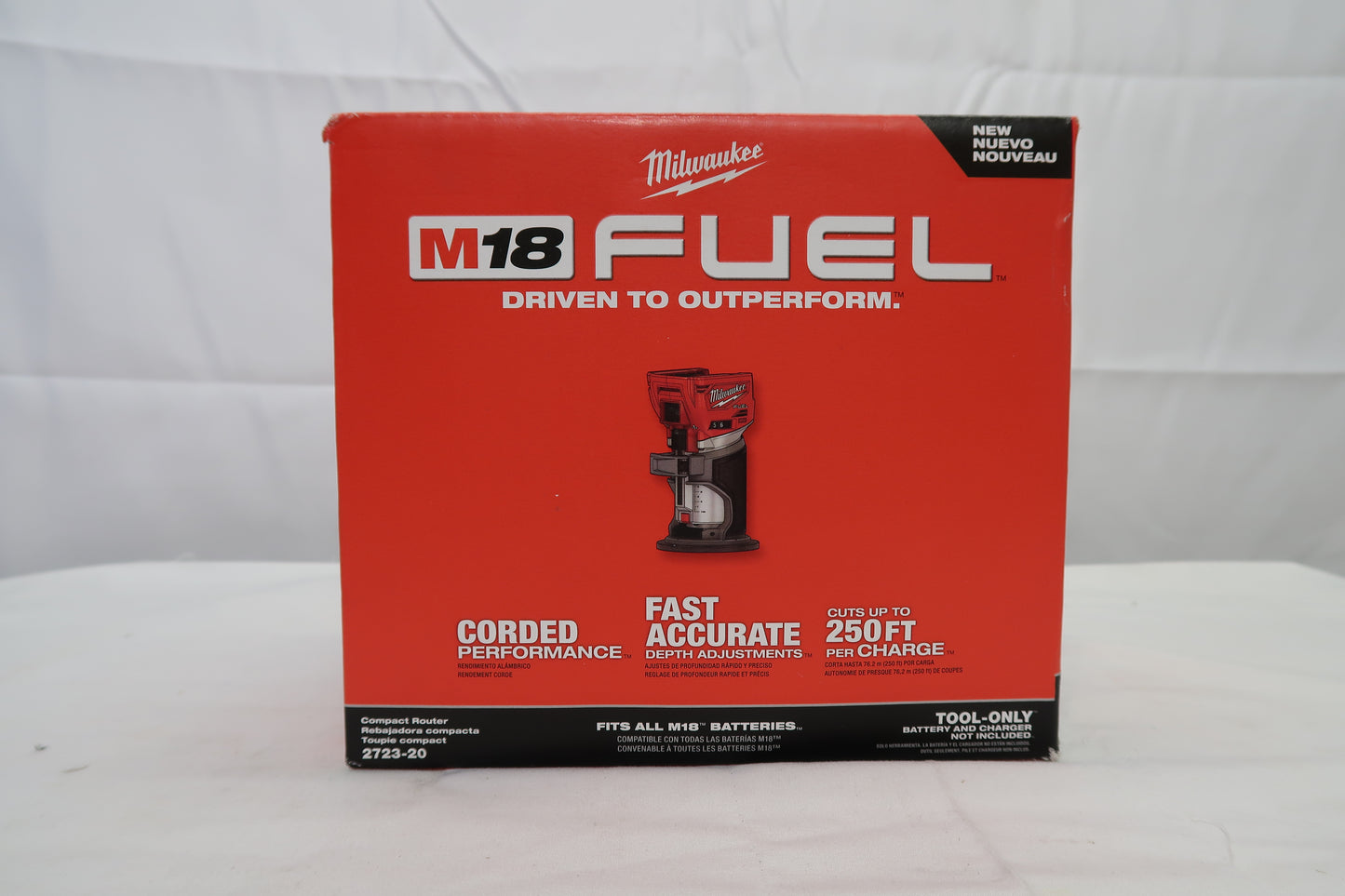 Milwaukee 2723-20 M18 Fuel Compact Router (Tool Only)
