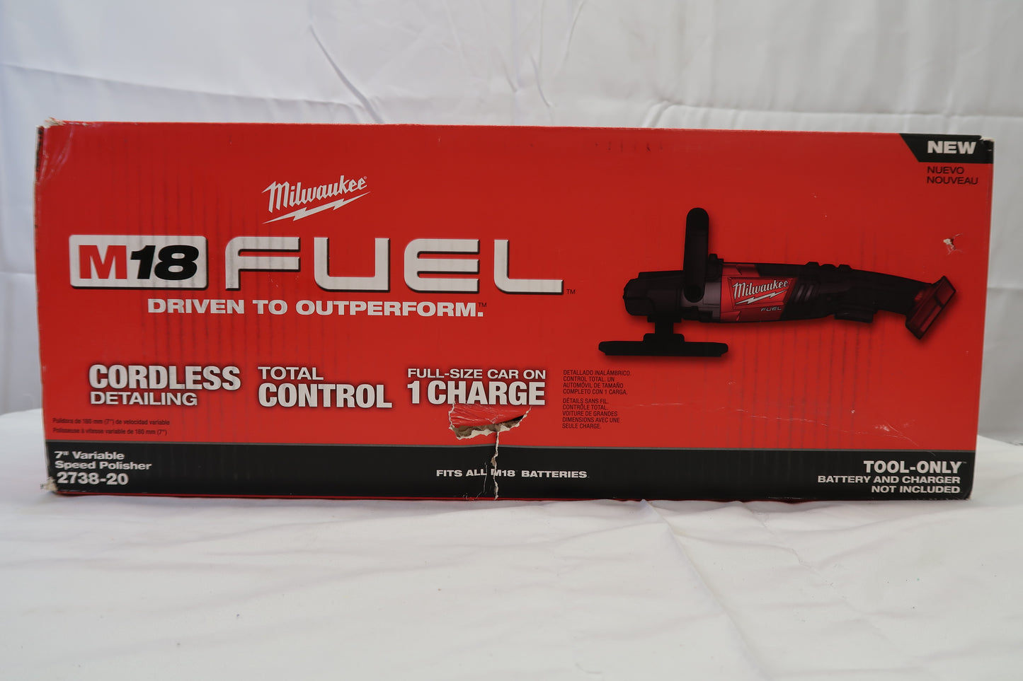 Milwaukee 2738-20 M18 Fuel 7" Variable Speed Polisher (Tool Only)