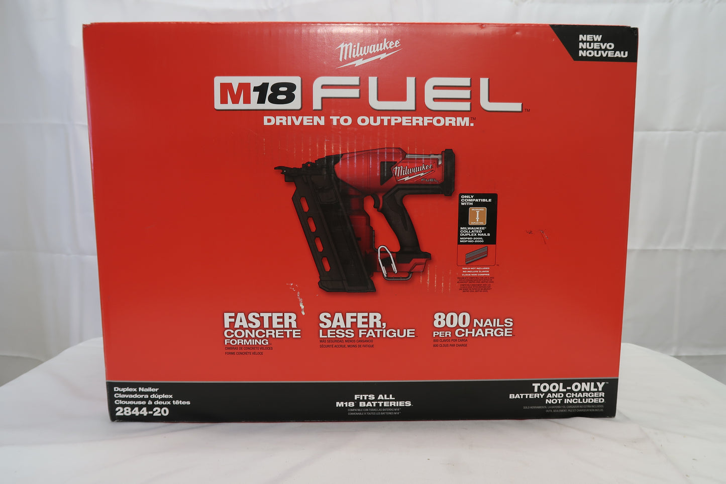 Milwaukee 2844-20 M18 FUEL Duplex Nailer