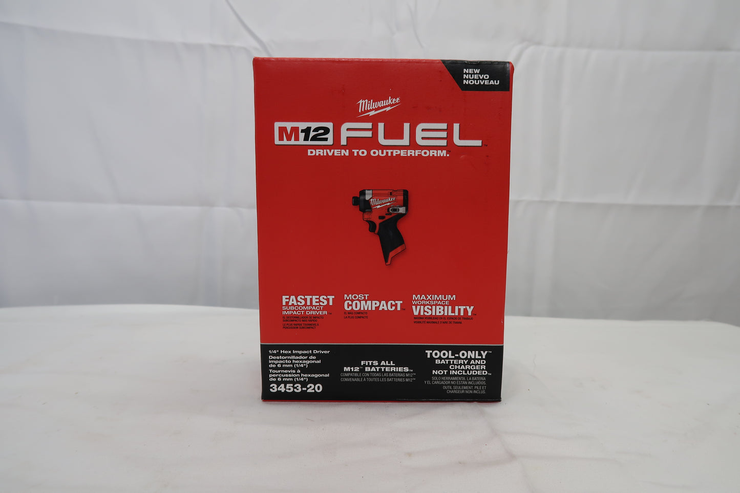 Milwaukee M12 3453-20 1/4" Hex Impact Driver