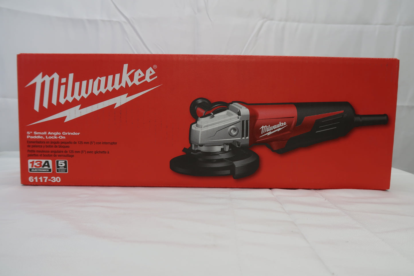 Milwaukee 6117-30 5" Lock-On Angle Grinder