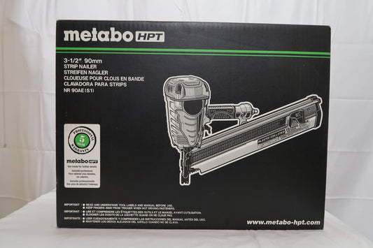 Metabo HPT NR90AE(S1) Pneumatic Framing Nailer (21 Degree)