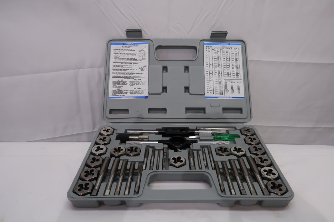 Champion CS40P Tap & Die Set