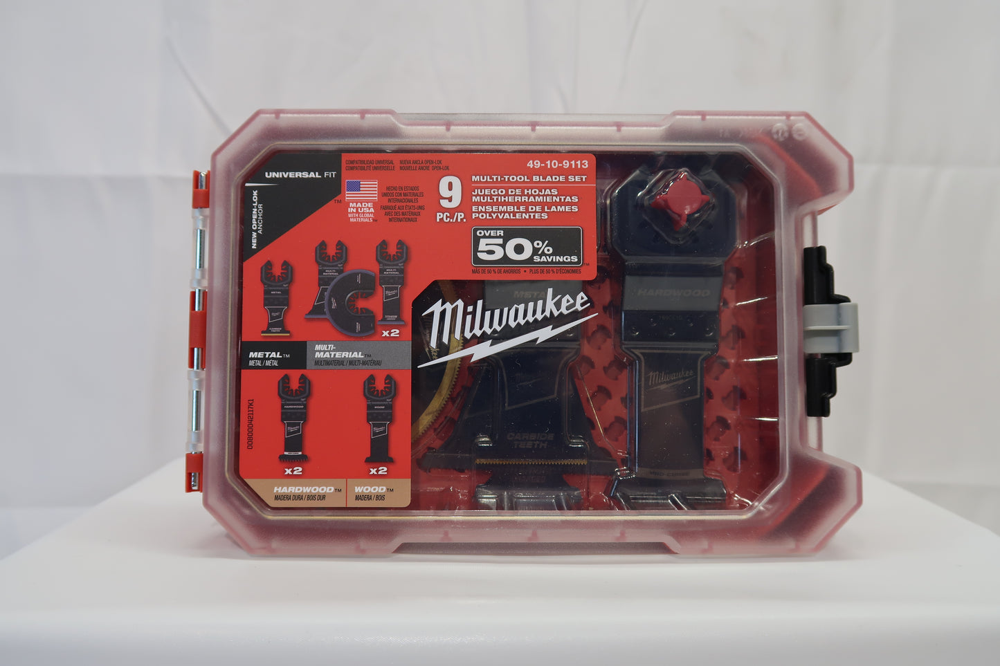 Milwaukee 49-10-9113 9 Piece Multi-Tool Blade Kit