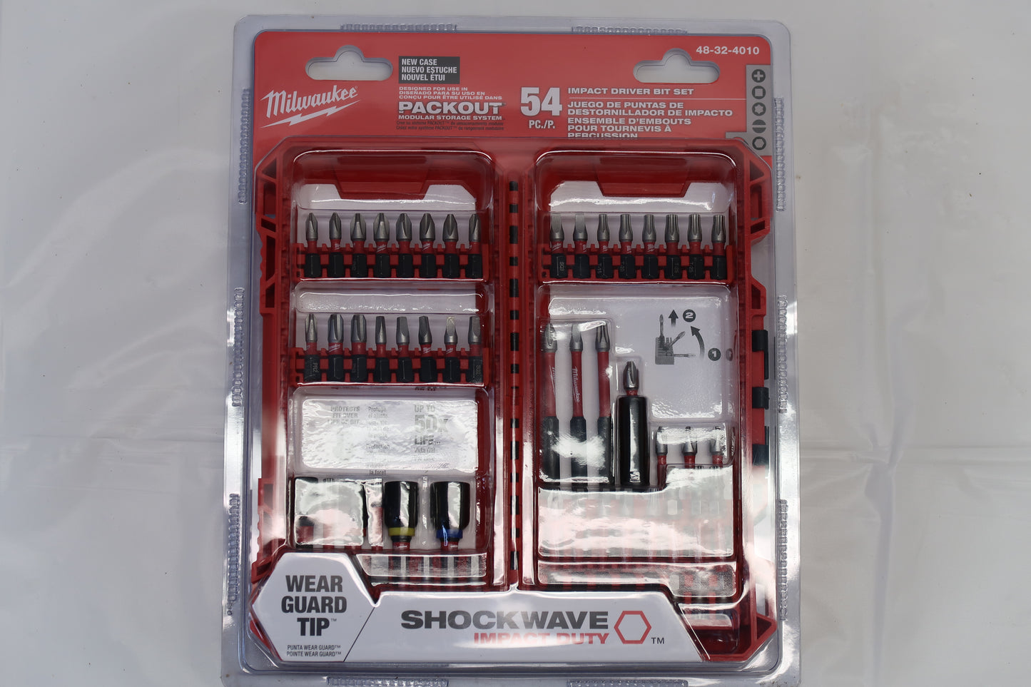 Milwaukee 48-32-4010 54pc Impact Driver Bit Set