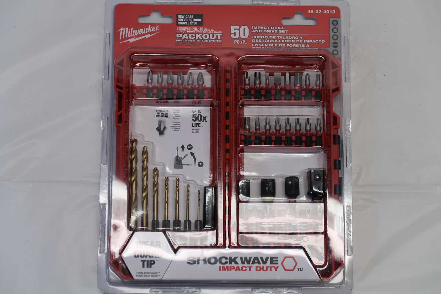 Milwaukee 48-32-4013 50pc Impact Drill & Drive Set
