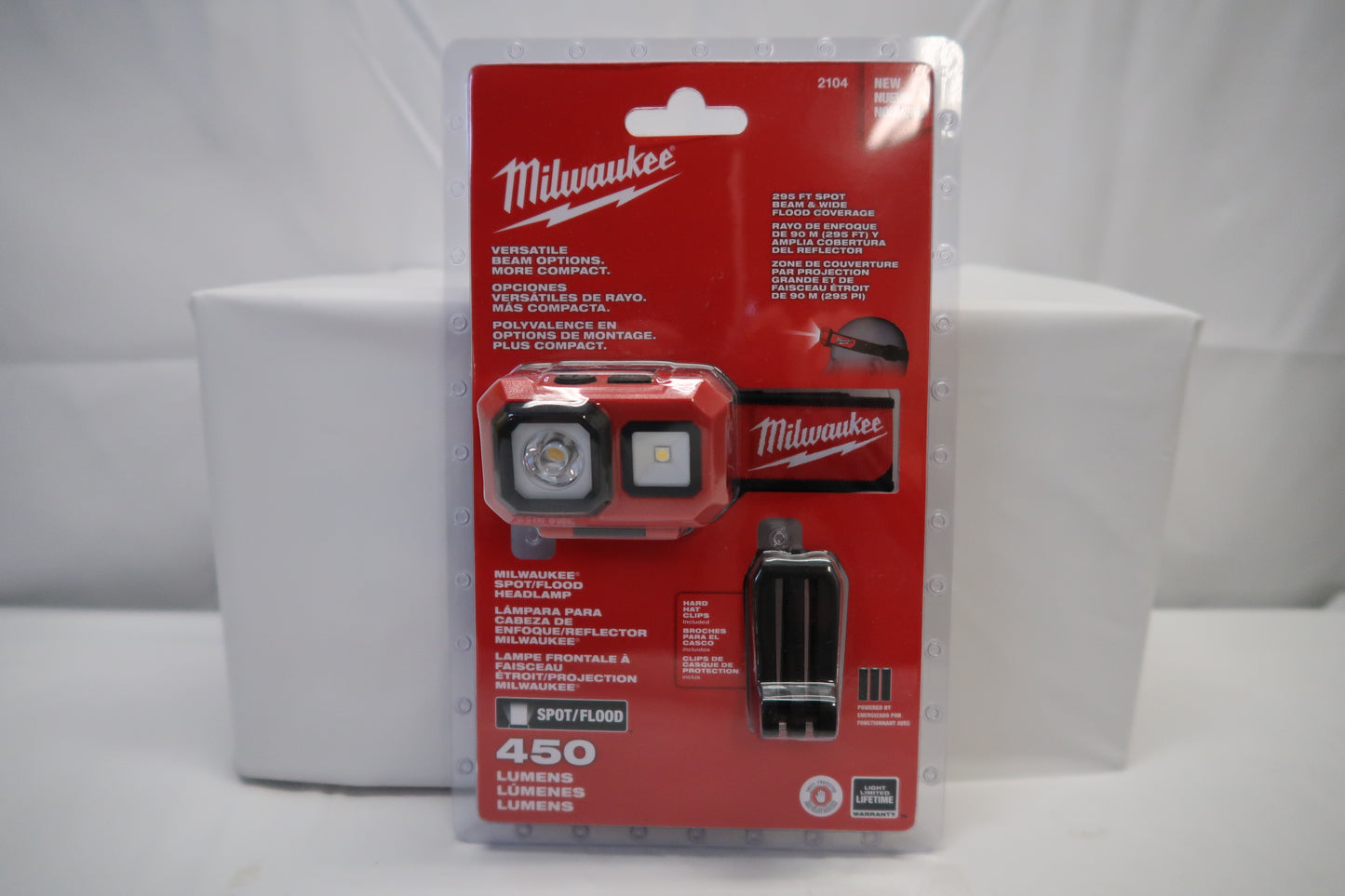 Milwaukee 2104 Spot/Flood 450 Lumen Head Lamp