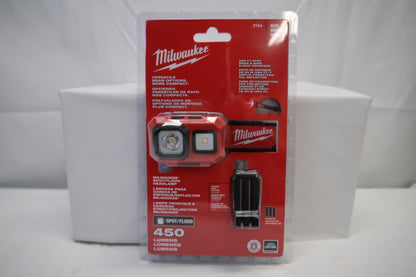 Milwaukee 2104 Spot/Flood 450 Lumen Head Lamp