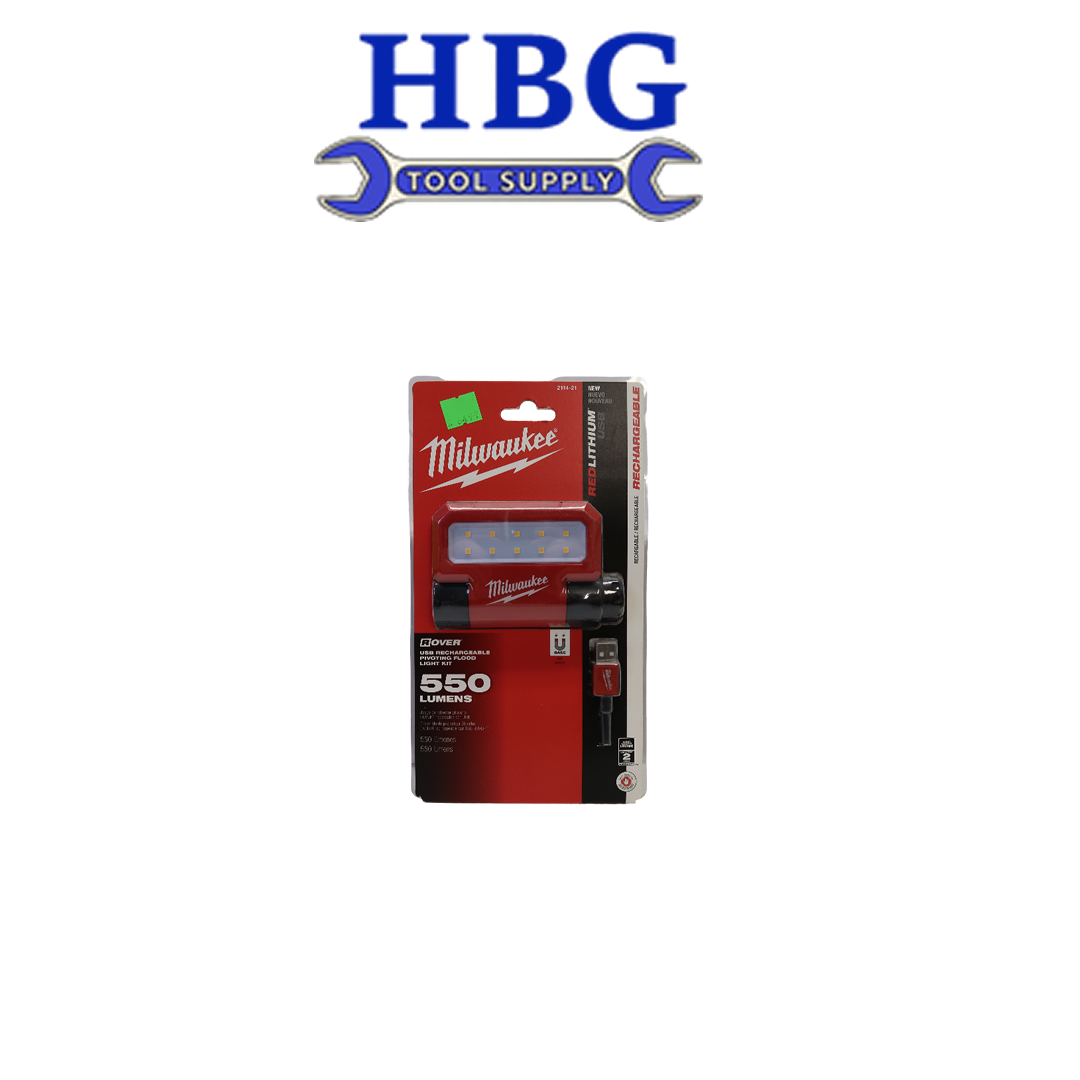 Milwaukee 2114-21 REDLITHIUM ROVER Rechargeable Pivoting Flood Light Kit