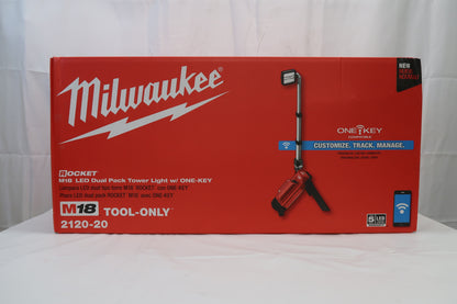 Milwaukee 2120-20 M18 ROCKET LED Dual Power Pack Tower Light