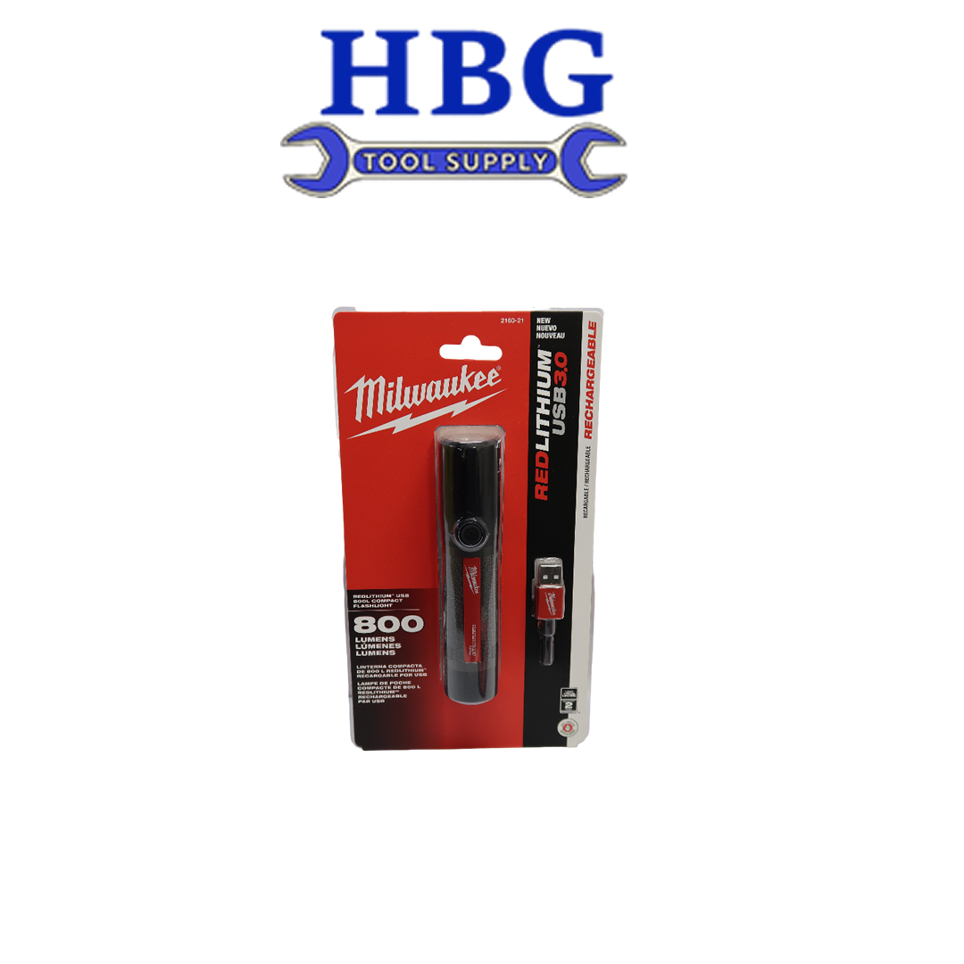 Milwaukee 2160-21 800 Lumen USB Rechargeable Flashlight