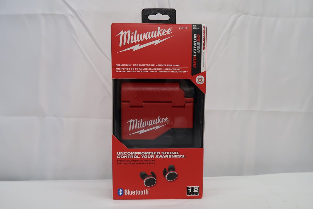 Milwaukee 2191-21 USB Bluetooth Jobsite Ear Buds