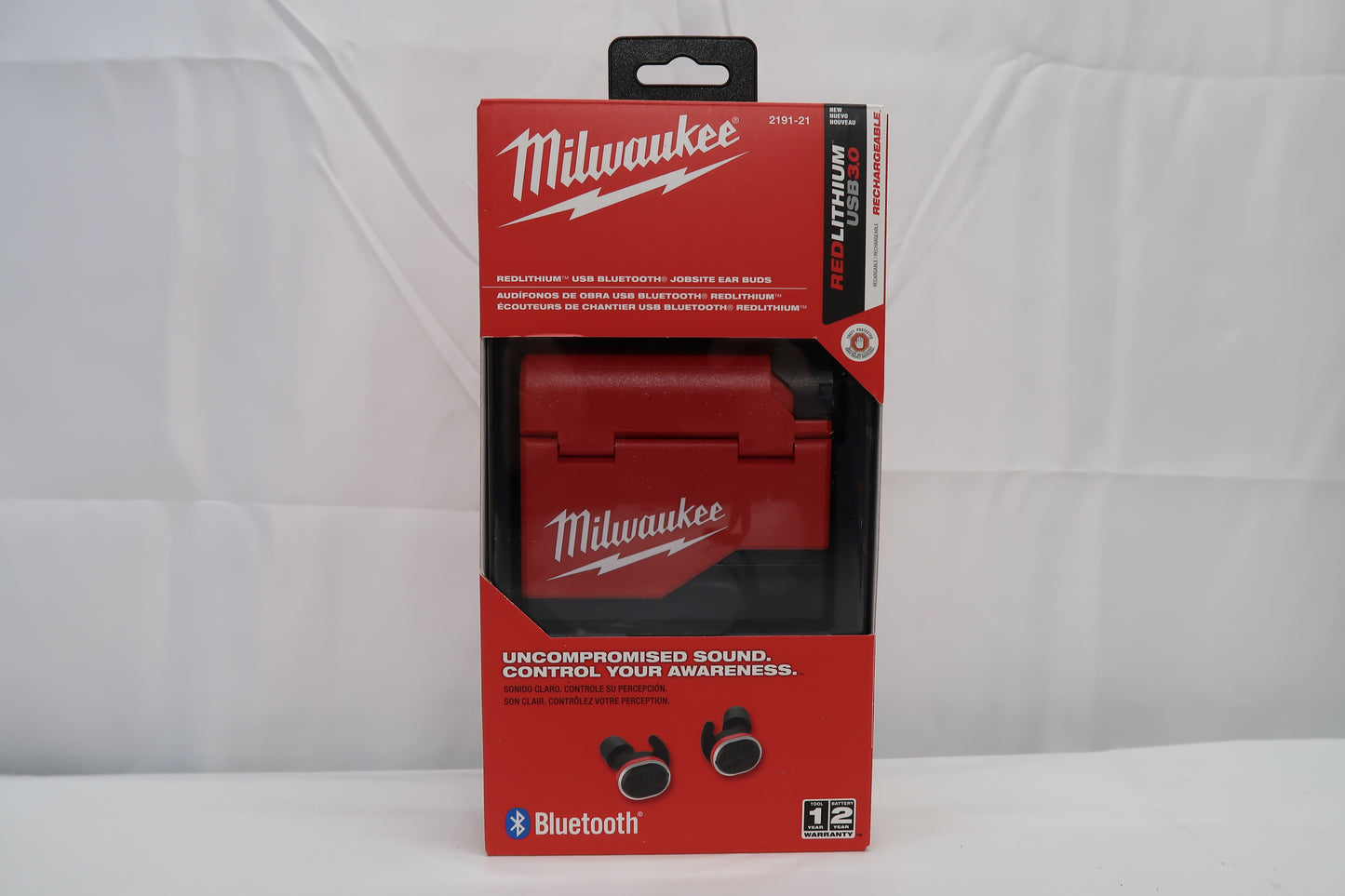 Milwaukee 2191-21 USB Bluetooth Jobsite Ear Buds