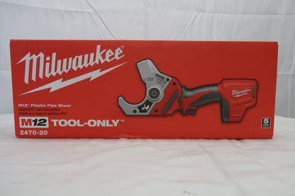 Milwaukee M12 2470-20 Plastic Pipe Shear