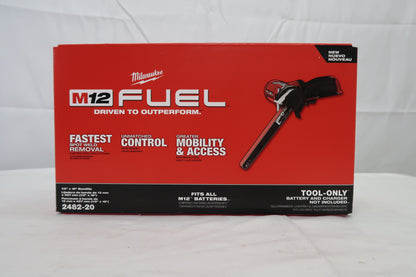 Milwaukee M12 2482-20 1/2" x 18" Bandfile