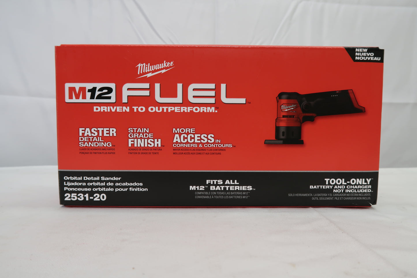 Milwaukee M12 2531-20 Orbital Detail Sander