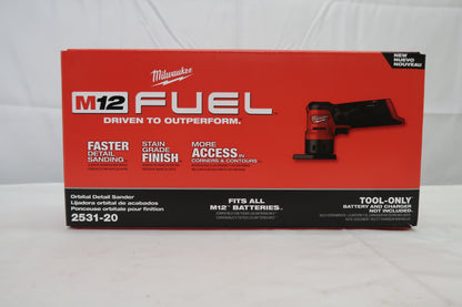 Milwaukee M12 2531-20 Orbital Detail Sander