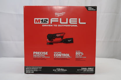 Milwaukee 2535-20 M12 FUEL 3" Random Orbital Detail Sander