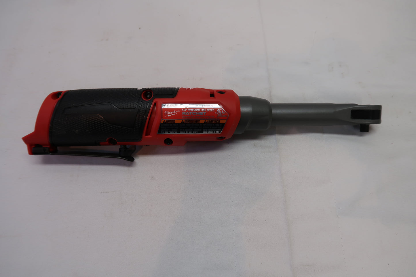 Milwaukee M12 2568-20 1/4" Extended Reach High-Speed Ratchet