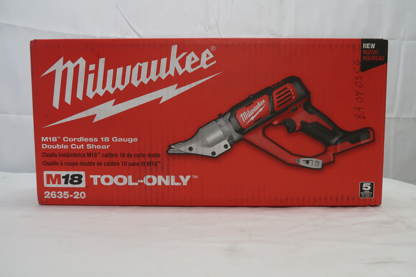 Milwaukee 2635-20 M18 18-Gaugge Double Cut Shear