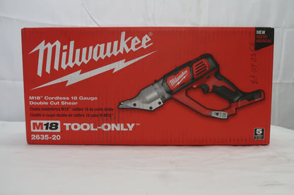 Milwaukee 2635-20 M18 18-Gaugge Double Cut Shear