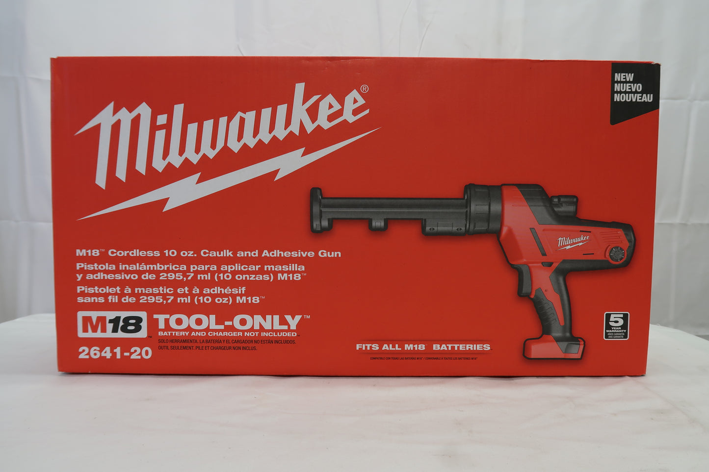 Milwaukee 2641-20 M18 10oz Caulk Gun