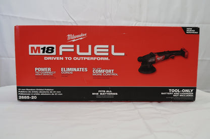 Milwaukee 2685-20 M18 Fuel 21mm Random Orbital Polisher (Tool Only)