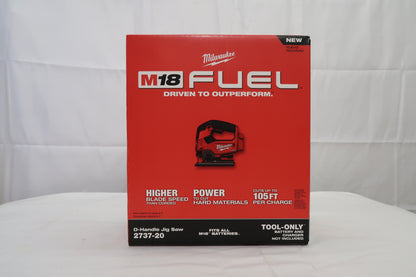 Milwaukee 2737-20 M18 Fuel D-Handle Jig Saw (Tool Only)