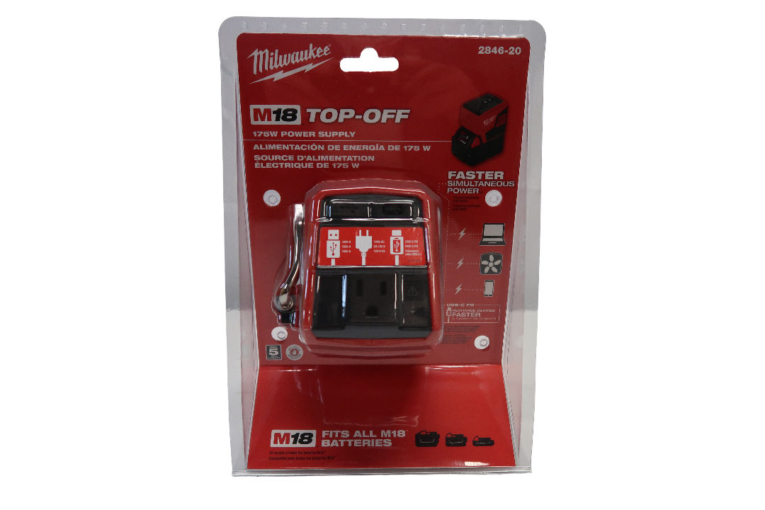 Milwaukee 2846-20 175w TOPOFF Power Supply
