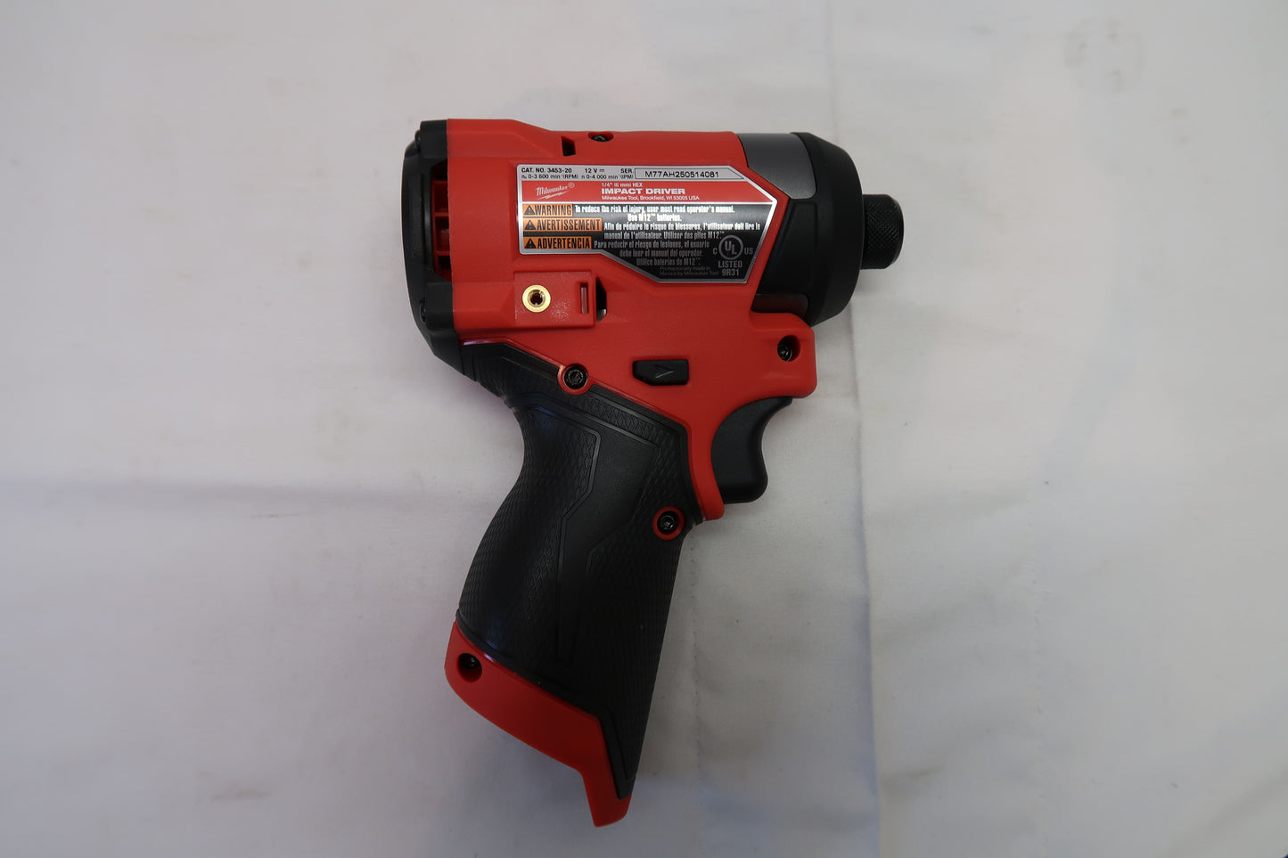 Milwaukee M12 3453-20 1/4" Hex Impact Driver