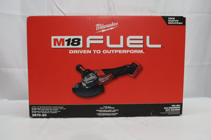 Milwaukee 3670-20 M18 FUEL 4-1/2"-6" Braking Grinder