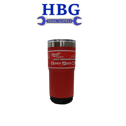 Milwaukee 48-22-8392R 20oz PACKOUT Tumbler (Red)
