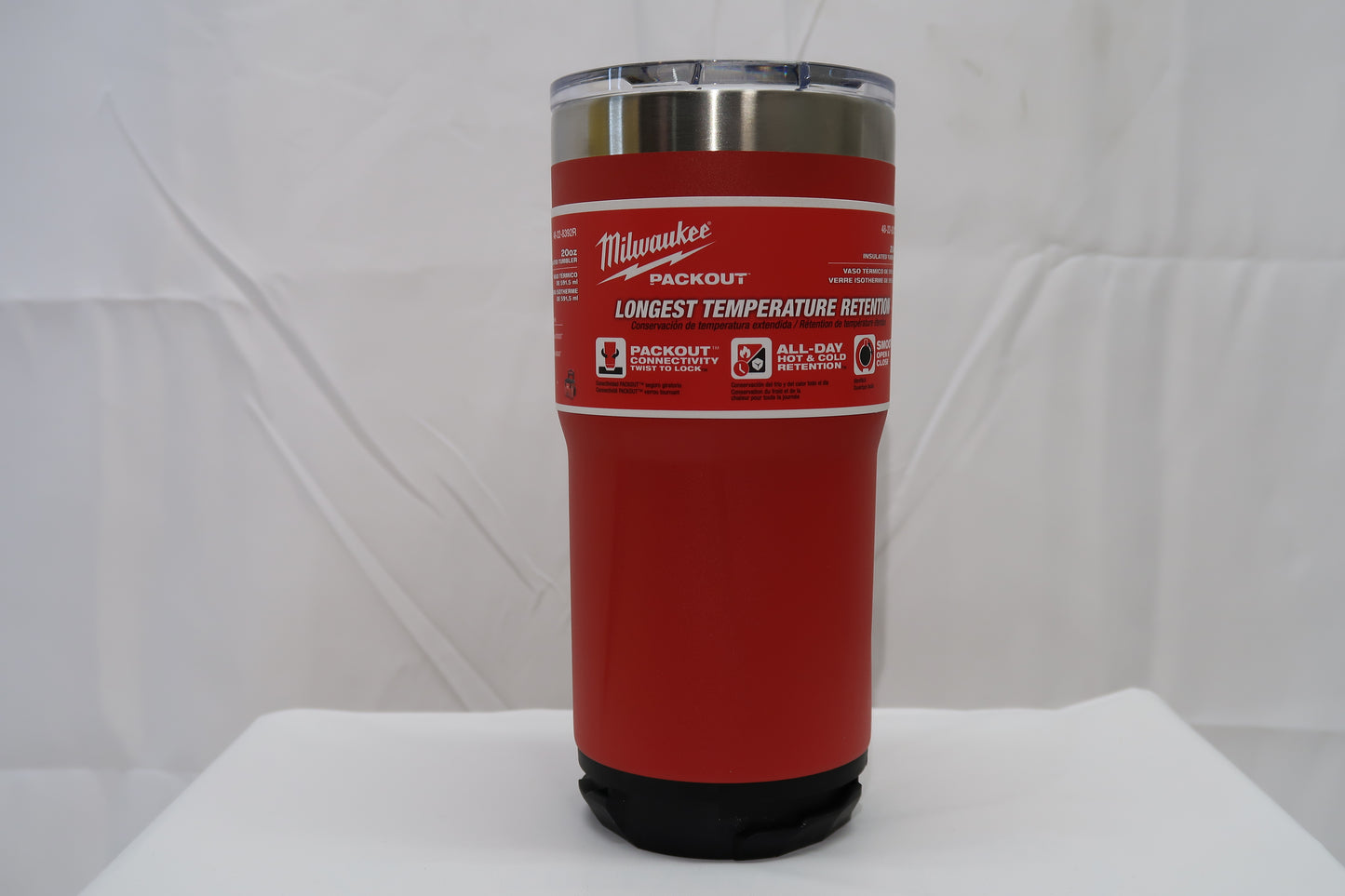 Milwaukee 48-22-8392R 20oz PACKOUT Tumbler (Red)