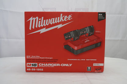 Milwaukee 48-59-1802 M18 Dual Bay Rapid Charger