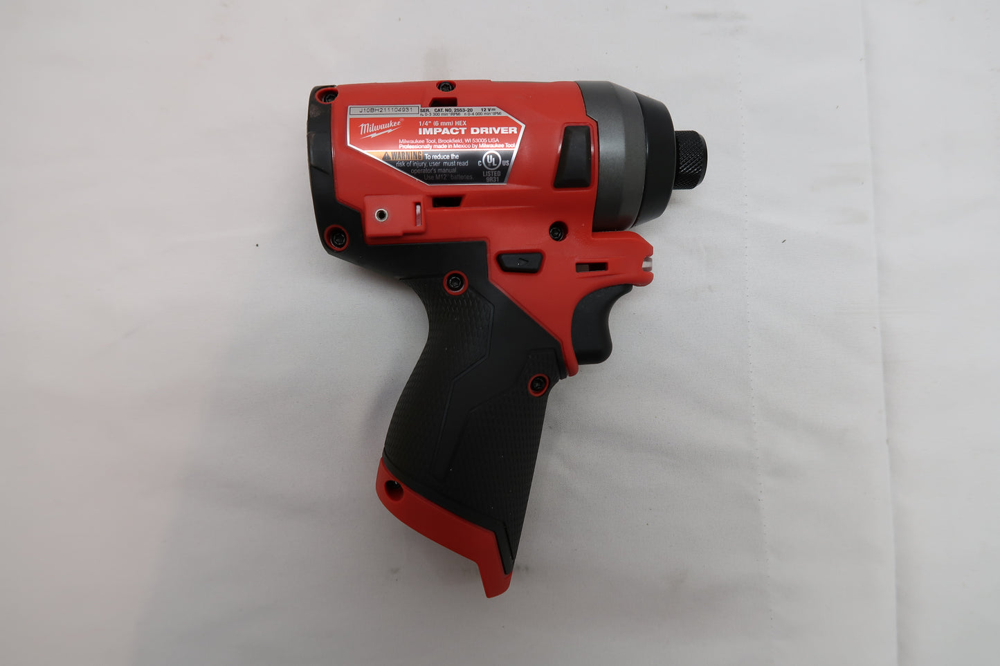 Milwaukee 2553-20 M12 1/4" Impact Driver