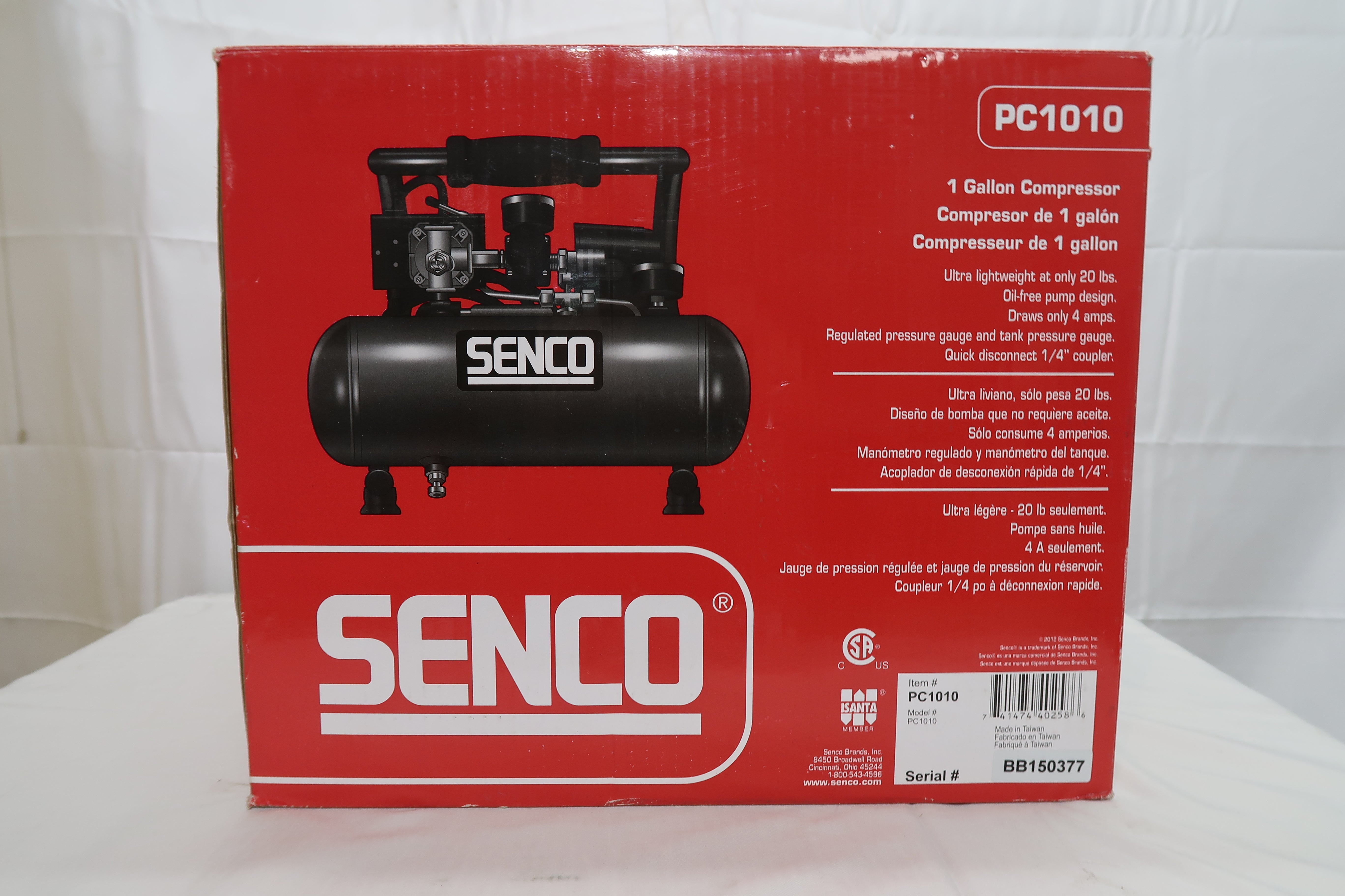 Senco PC1010 1 Gallon Compressor