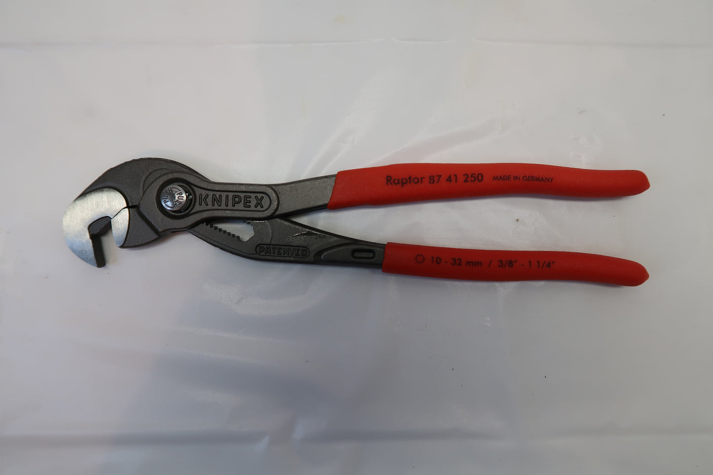 Knipex 87 41 250 "Raptor" Multiple Slip-Joint Spanner Tightening Tool