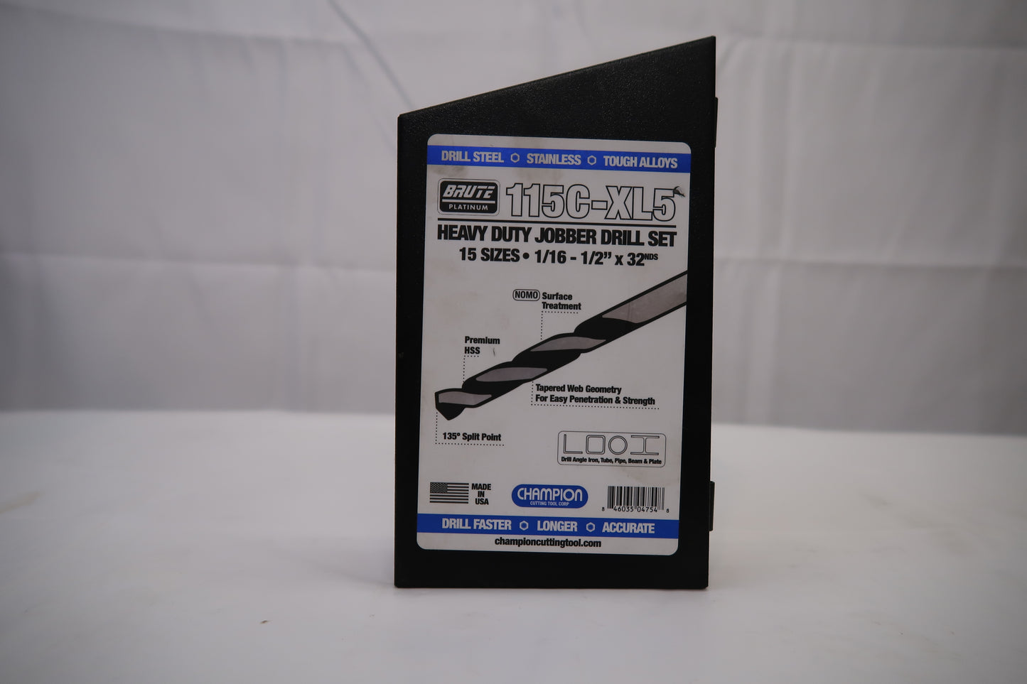 Champion 115C-XL5 15 Piece Metal Cutting Drill Bit SET