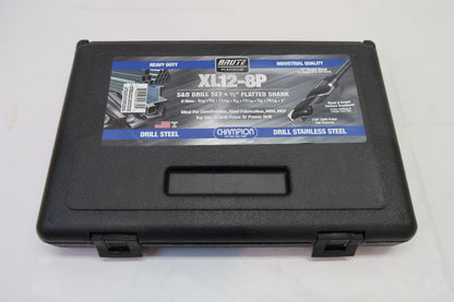 Champion XL12-8P 8 Piece Metal Cutting Drill Bit Set