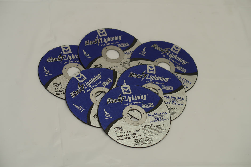 Mercer 617010 4-1/2" x .045" x 7/8" Metal Cut-Off Wheel