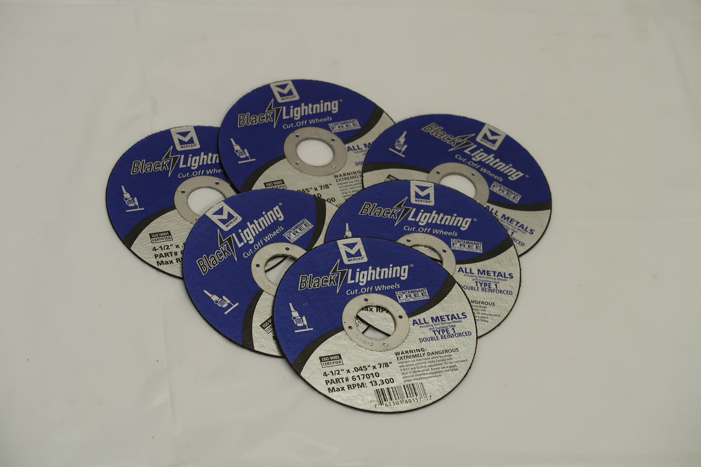 Mercer 617010 4-1/2" x .045" x 7/8" Metal Cut-Off Wheel