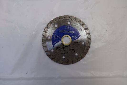 Mercer 660400 4" "Blue Lightning" Turbo Diamond Blade